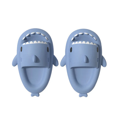 Shark Slippers Women Men Outside Sandals Indoor Slides Couples Kids Summer Home Anti-Skid Flat Shoes Soft EVA Beach Flip Flops